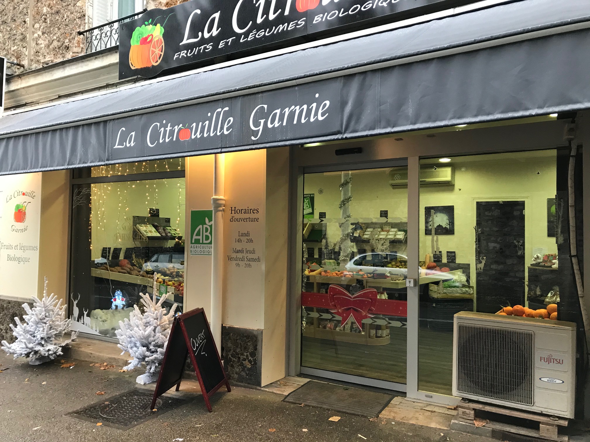 LA CITROUILLE GARNIE