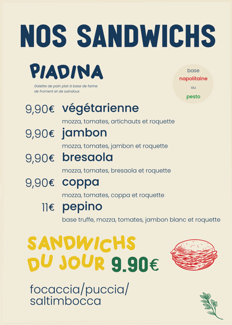 Affiche-sandwichs
