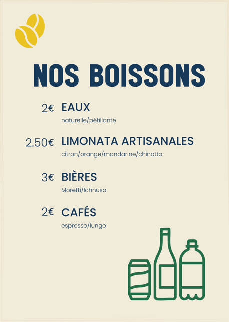 Affiche-boissons
